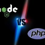 Node vs PHP graphic